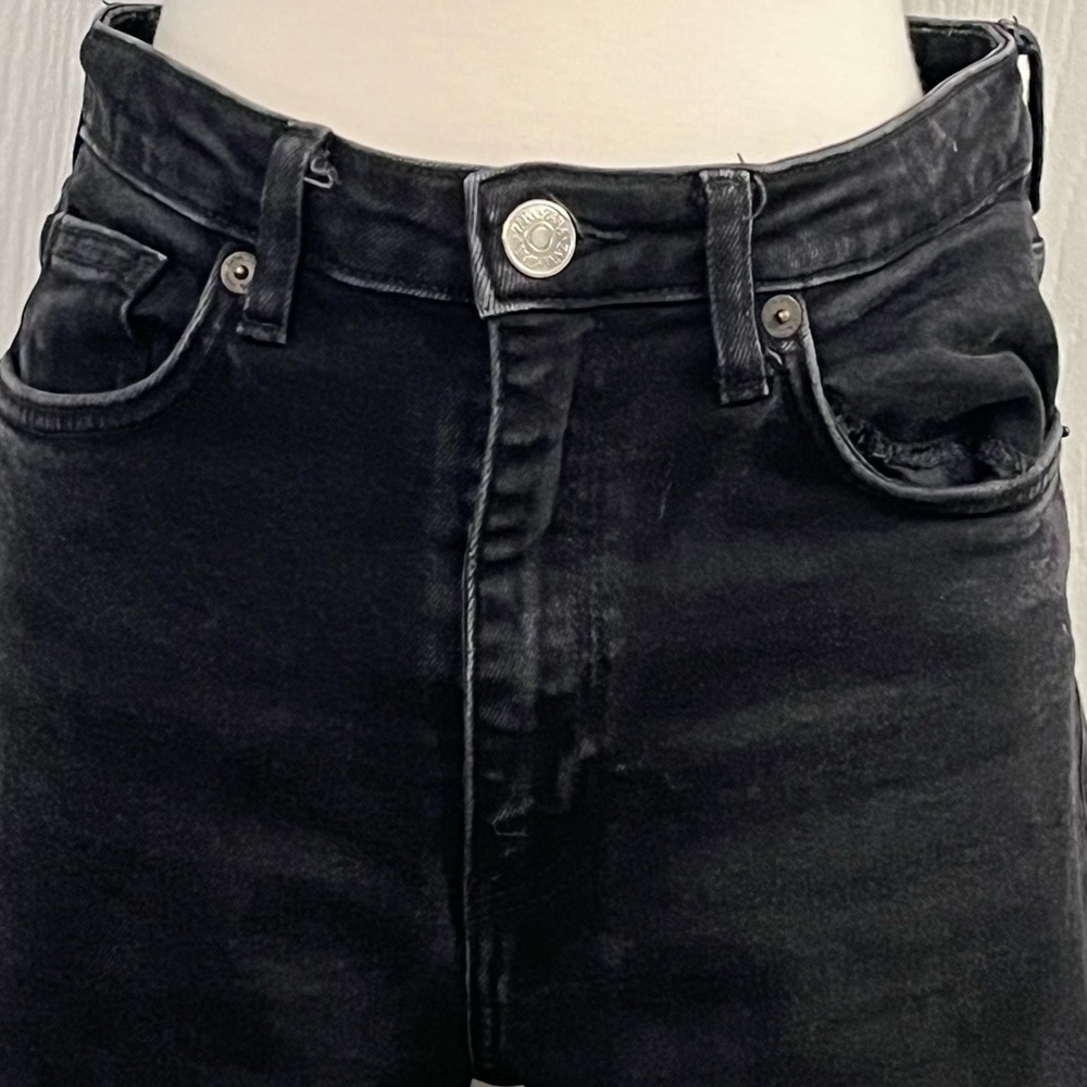 Zara High Rise Black Jeans - Picture 6 of 11